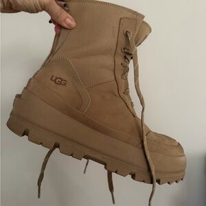 UGG Beige High-Top Boots